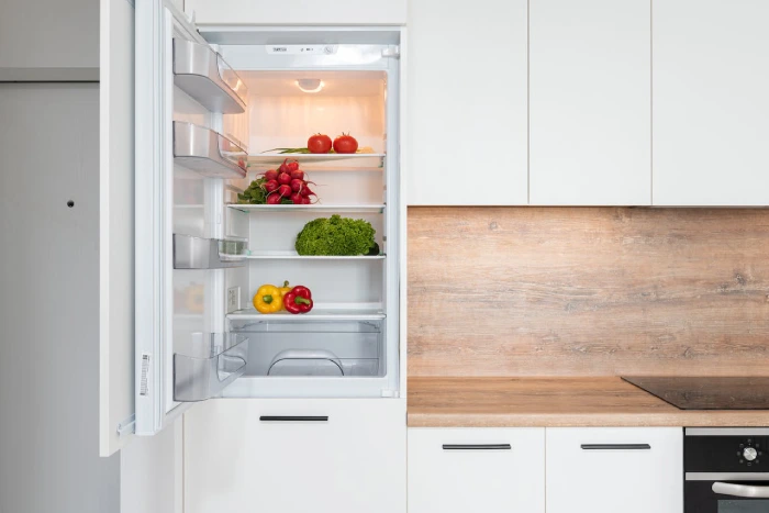 Refrigerator with Fruits